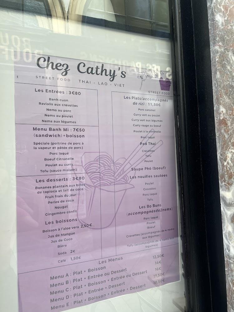 Chez Cathy’s - Menu Image 2